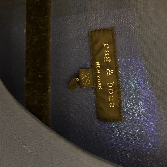 Rag & Bone T Shirt with Pocket & Zipper Detail - Picture 2 of 3